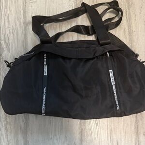 Black gym bag